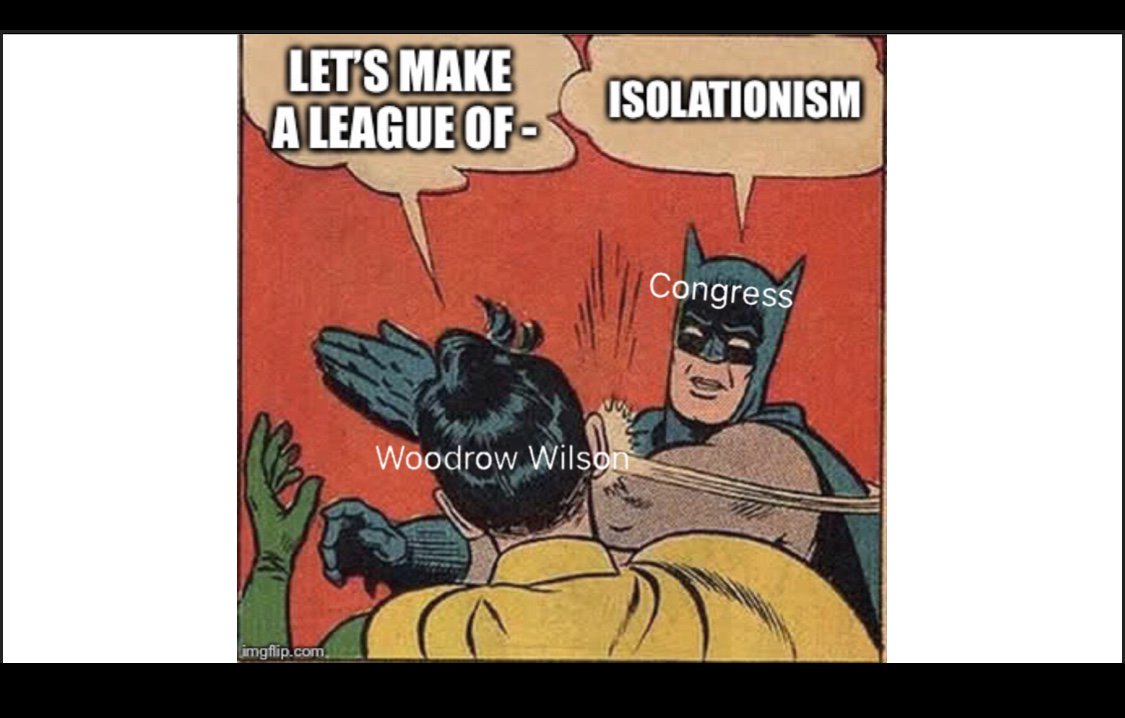 Wilson vs. congress